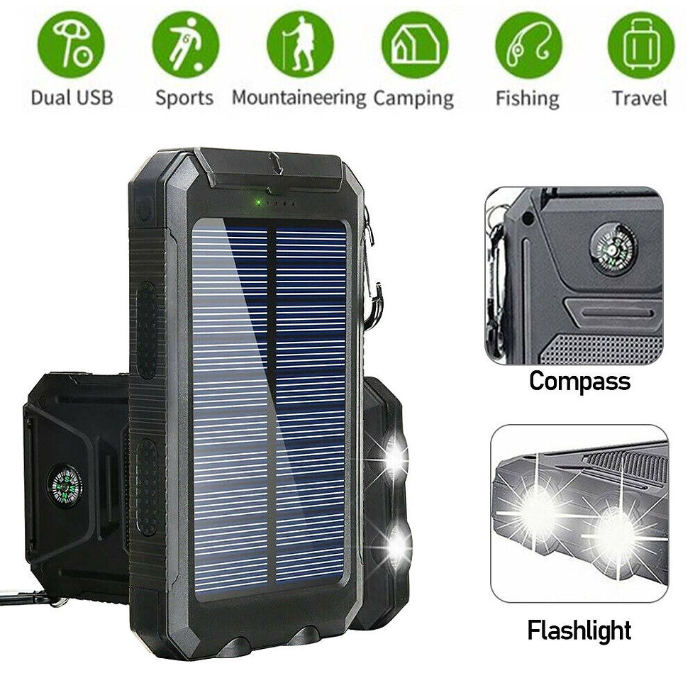 Thumbnail: 20000mAh Waterproof Solar Power Bank