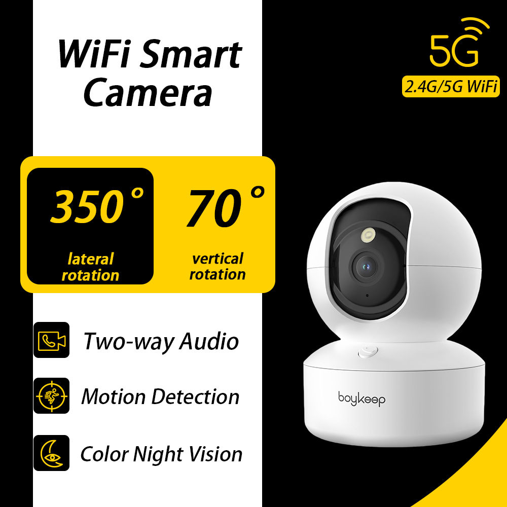 BoyKeep 3MP Indoor Wi-Fi Camera – 360°