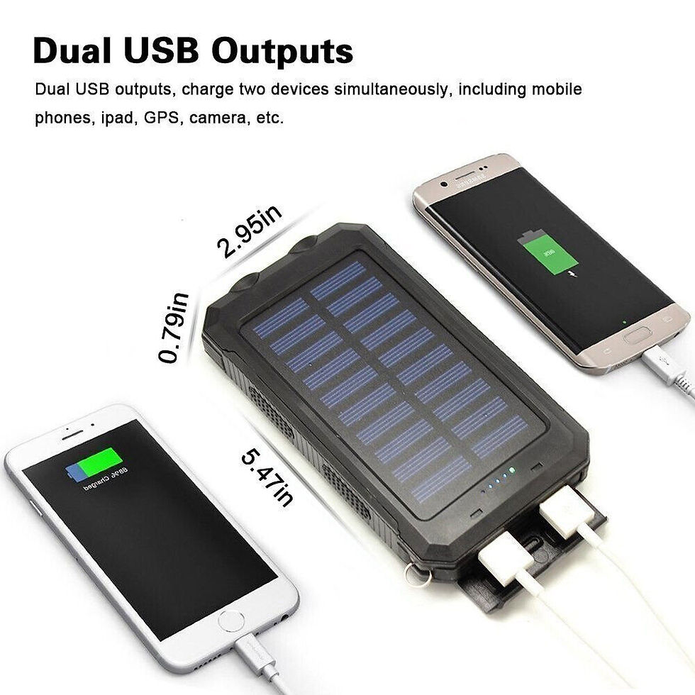 Thumbnail: 20000mAh Waterproof Solar Power Bank