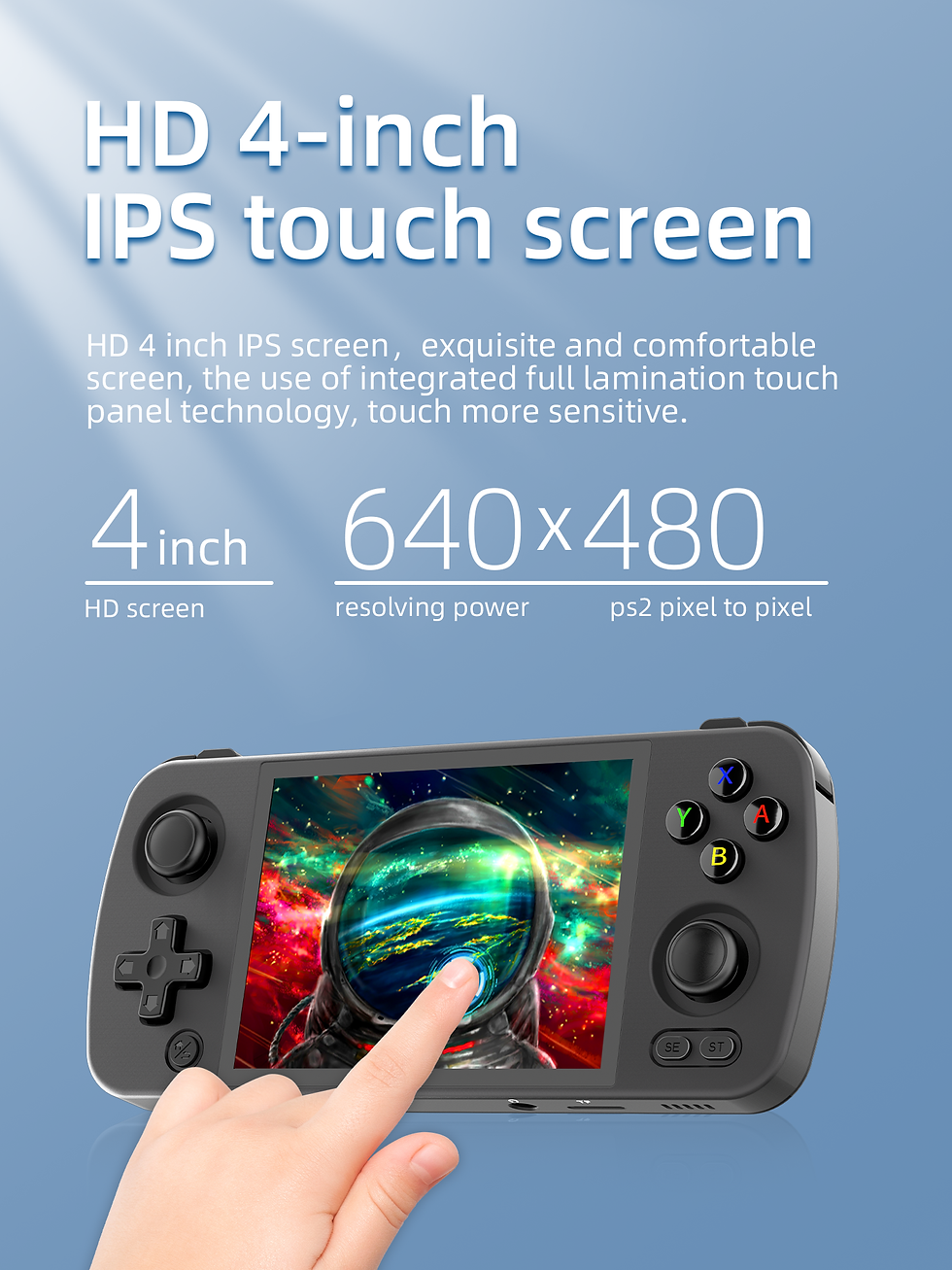 Thumbnail: Anbernic RG405M Metal Android Handheld Console – 4" Touchscreen