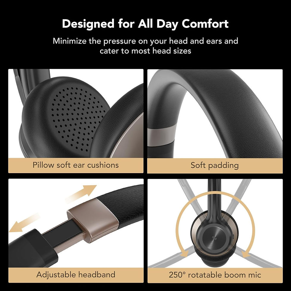 Thumbnail: Nuroum HP30 Bluetooth Office Headset