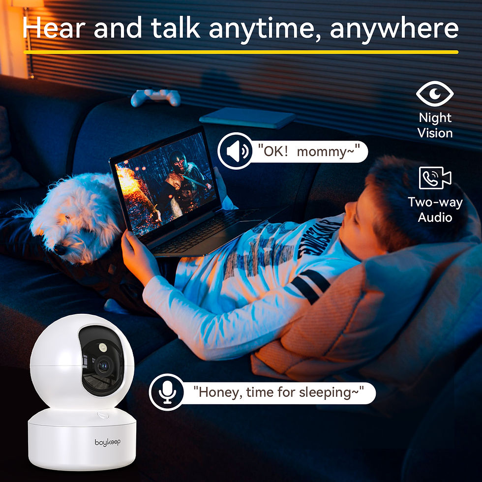 Thumbnail: BoyKeep 3MP Indoor Wi-Fi Camera – 360°