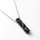 Thumbnail: Kintsugi Bar Necklace Made With Ancient Bog Oak Wood With Fine Silver Inlay