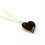 Thumbnail: 9ct Gold Heart Necklace. 6000 Year Old Yew Wood. Moissanite Diamonds