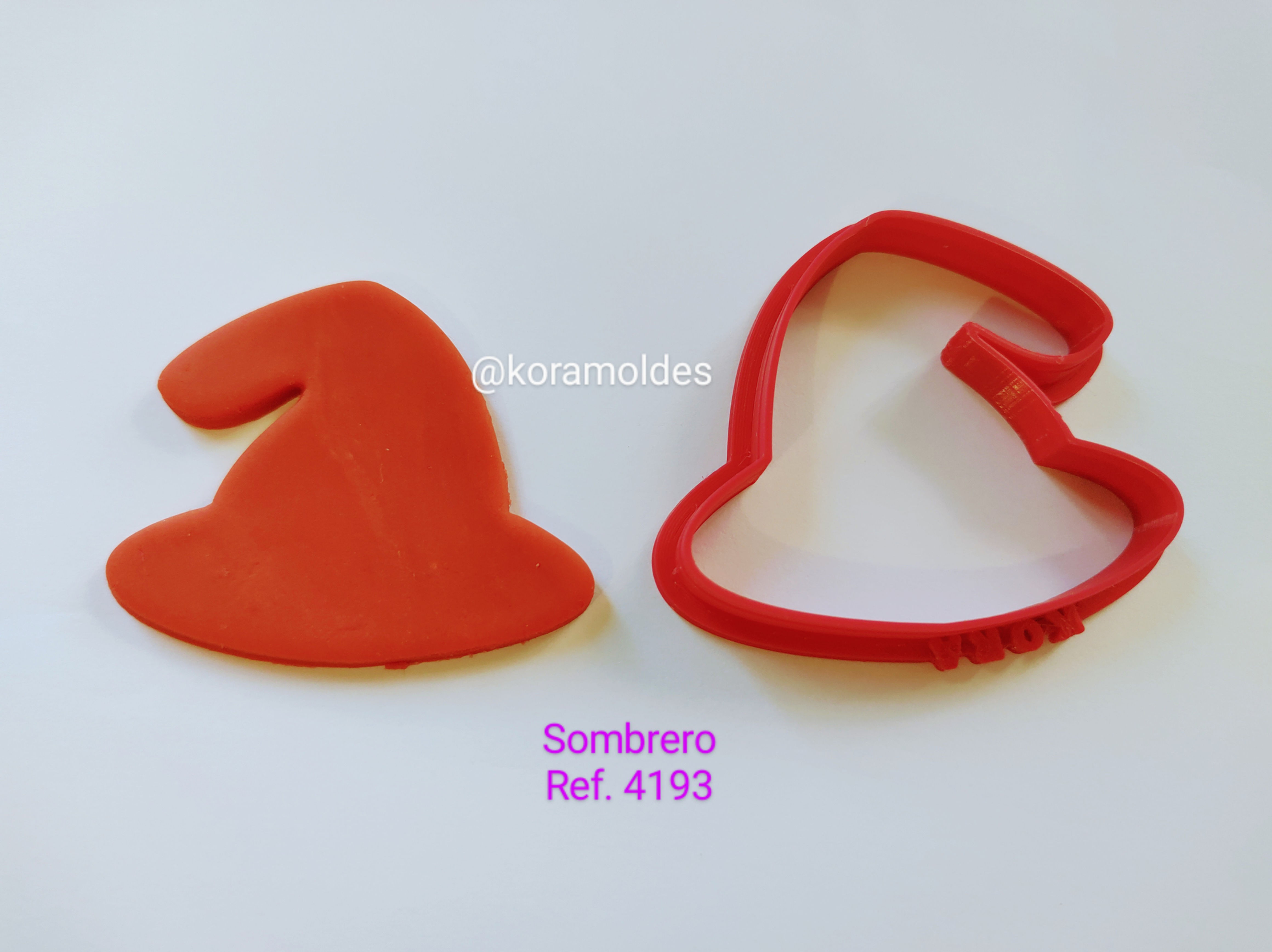 SOMBRERO HALLOWEEN cortador