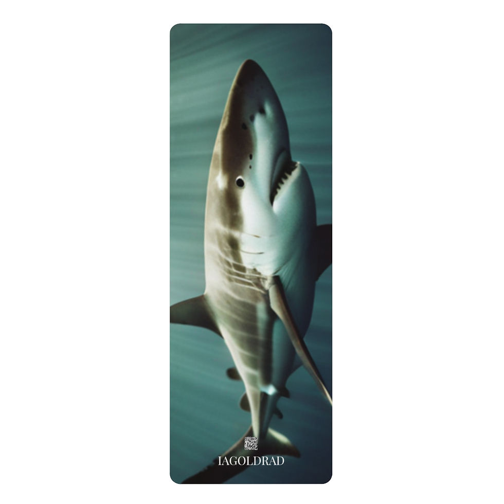 SHARKS - Rubber Yoga Mat