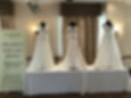 Examples of gowns in £1000 event