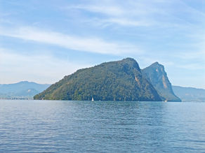 View from Vitznau across Lake Lucerne