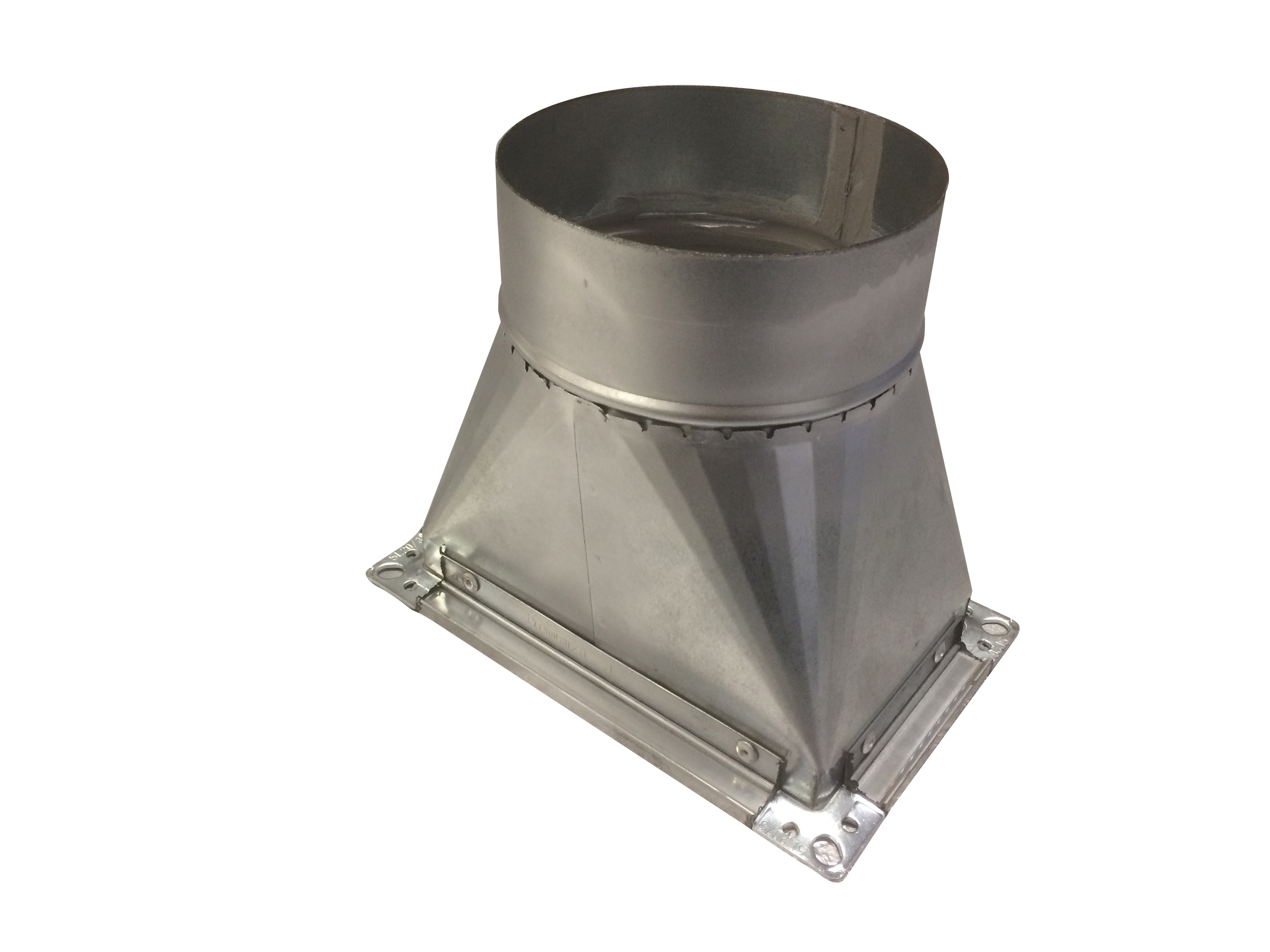 Rectangular to round adapter