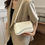 Miniatura: Bolsa branca casual chic crossbody
