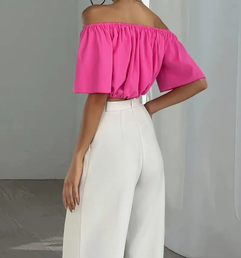 Miniatura: Cropped ombré rosa pink