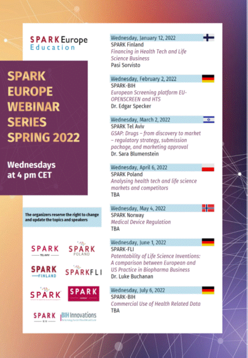 SPARK Europe Webinar Series 2022