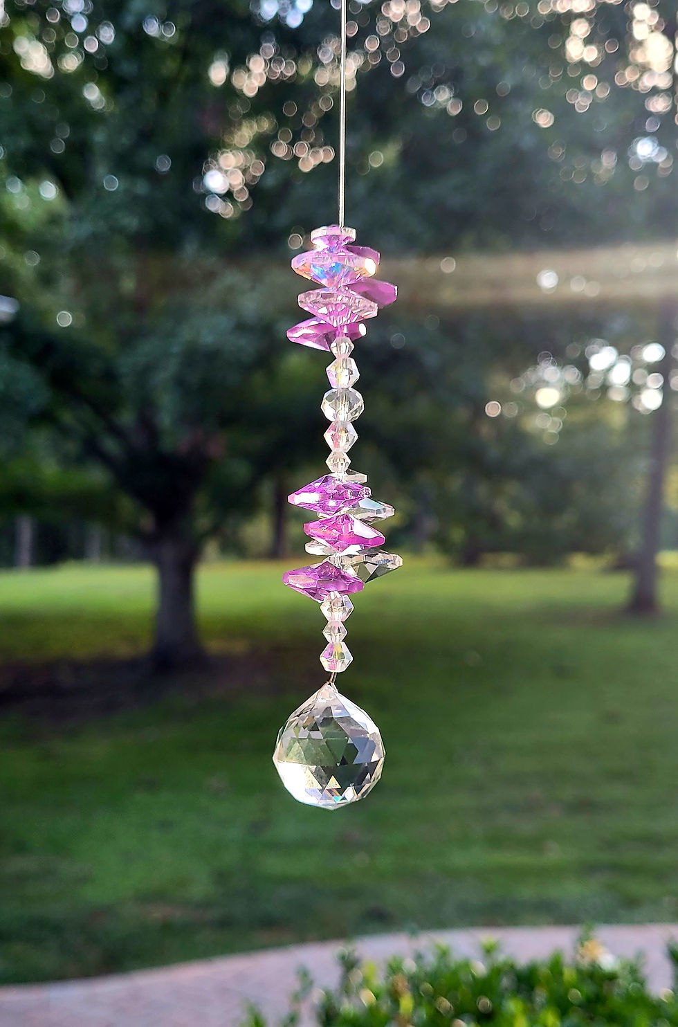 Thumbnail: Crystal Suncatcher Fuchsia 