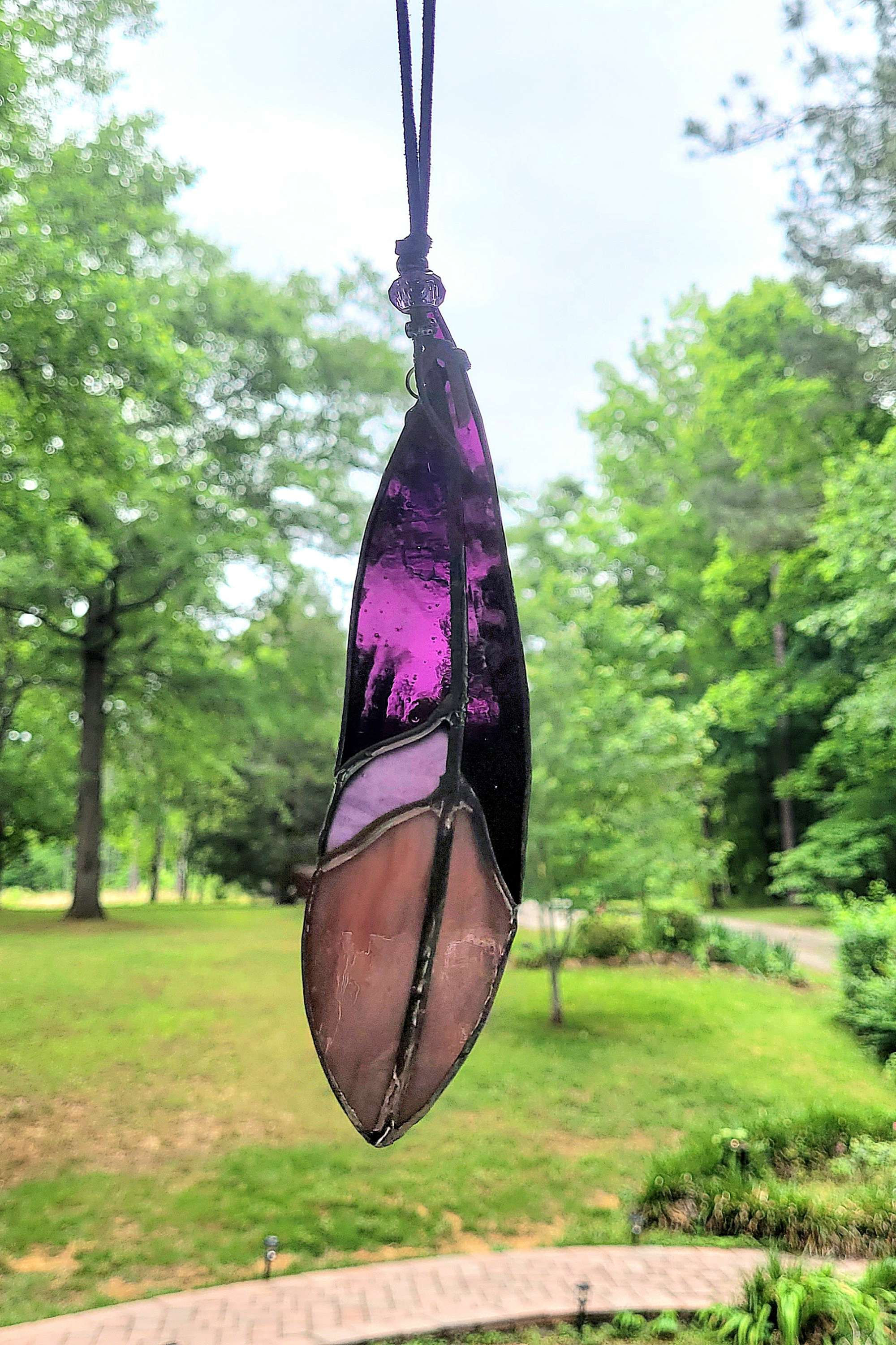 Speak Now Inspired Stained Glass Feather
