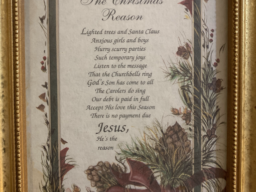 Memo Monday / Mama's Christmas Plaque