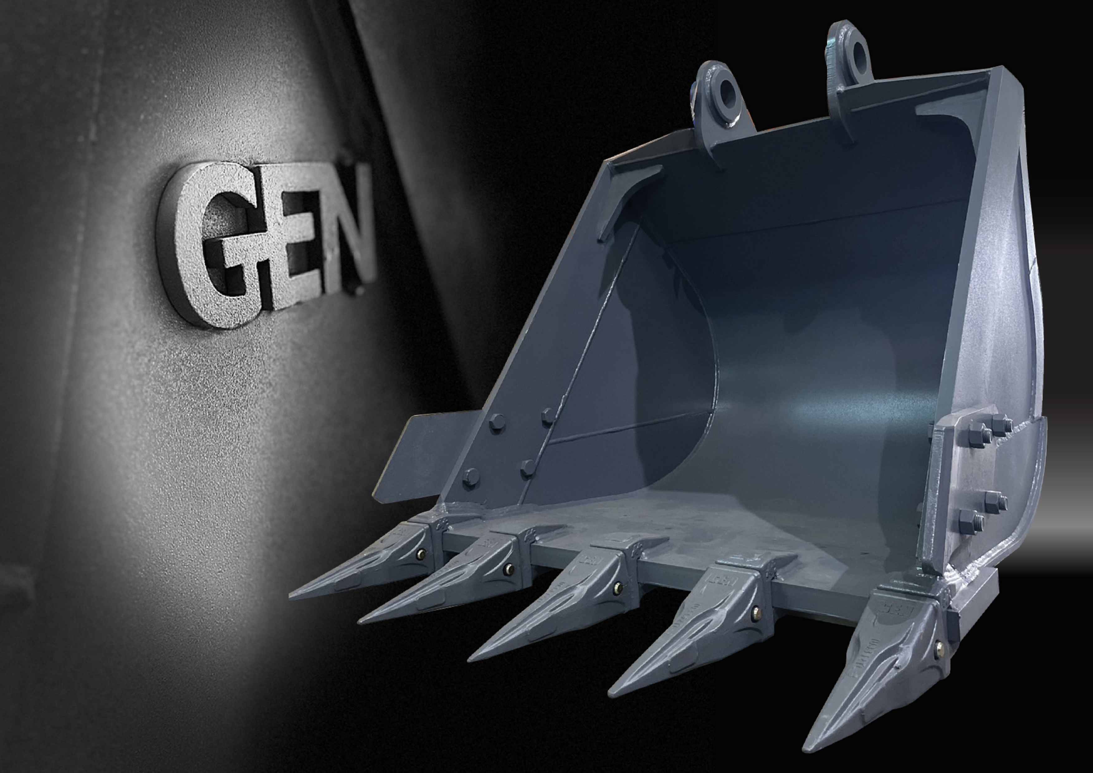 บุ้งกี๋รถแม็คโคร ยี่ห้อ GEN