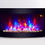 Thumbnail: 2025 89cm TruFlame Side LEDs Wall Mounted Arched Glass Electric Fire & pebbles