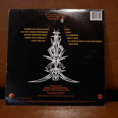 ZZ Top Eliminator Vinyl Back