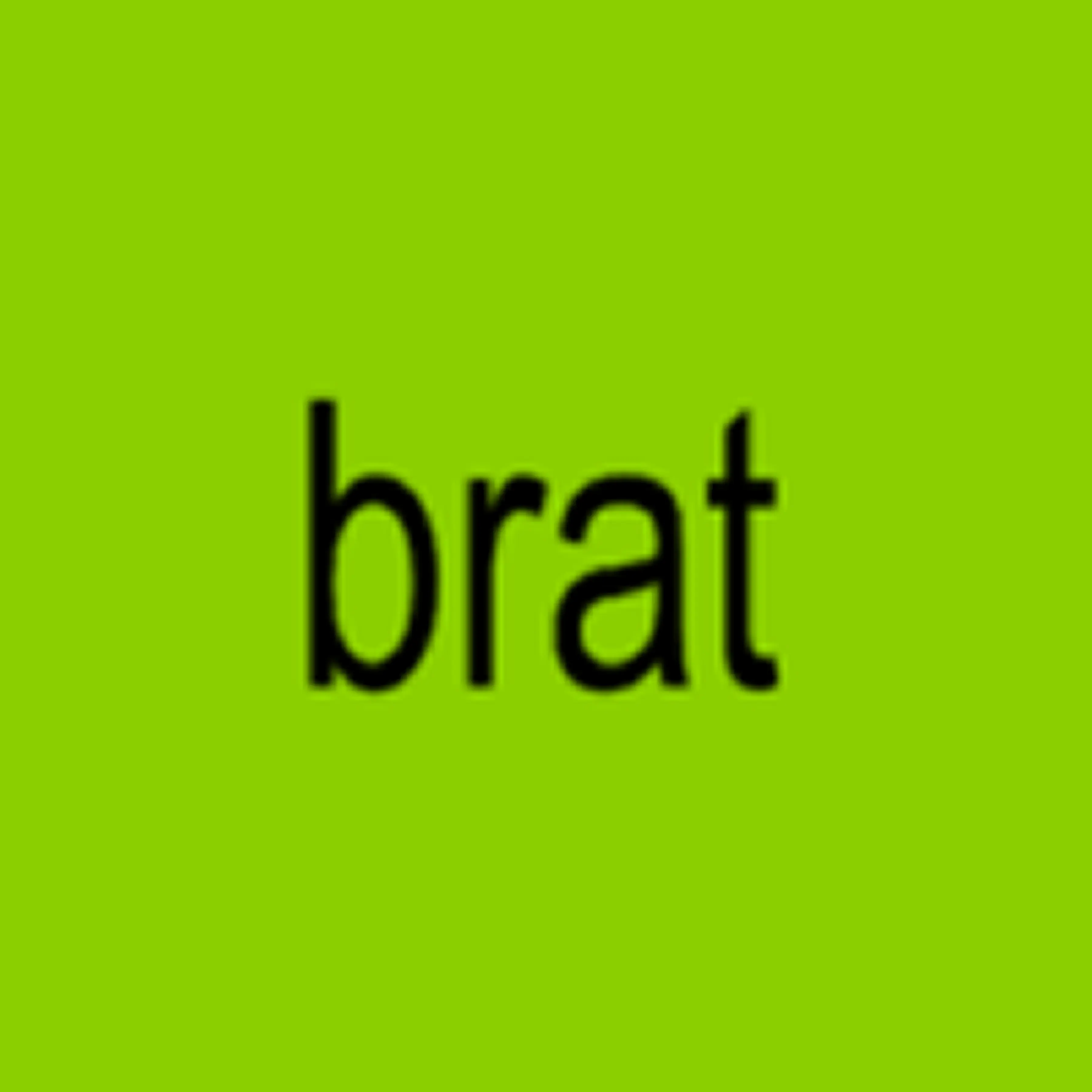 BRAT GREEN ALBUM COVER