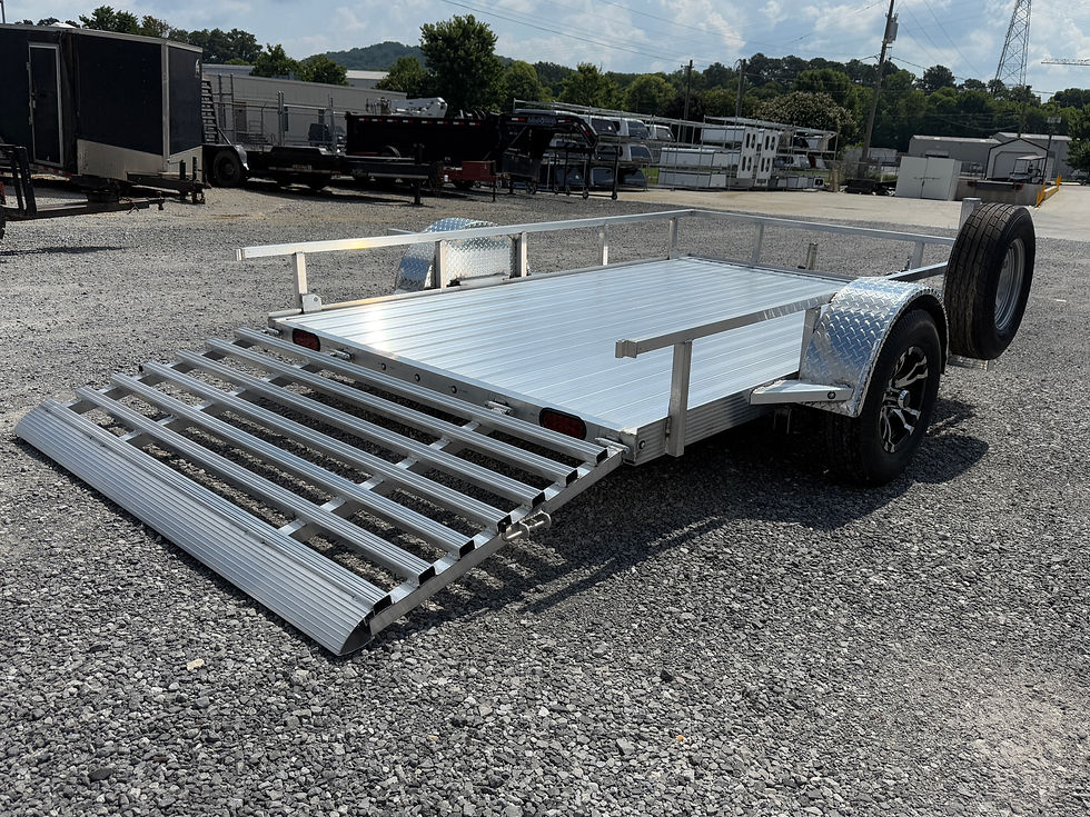 Thumbnail: CHEROKEE 76"X10' ALUMINUM UTILITY TRAILER