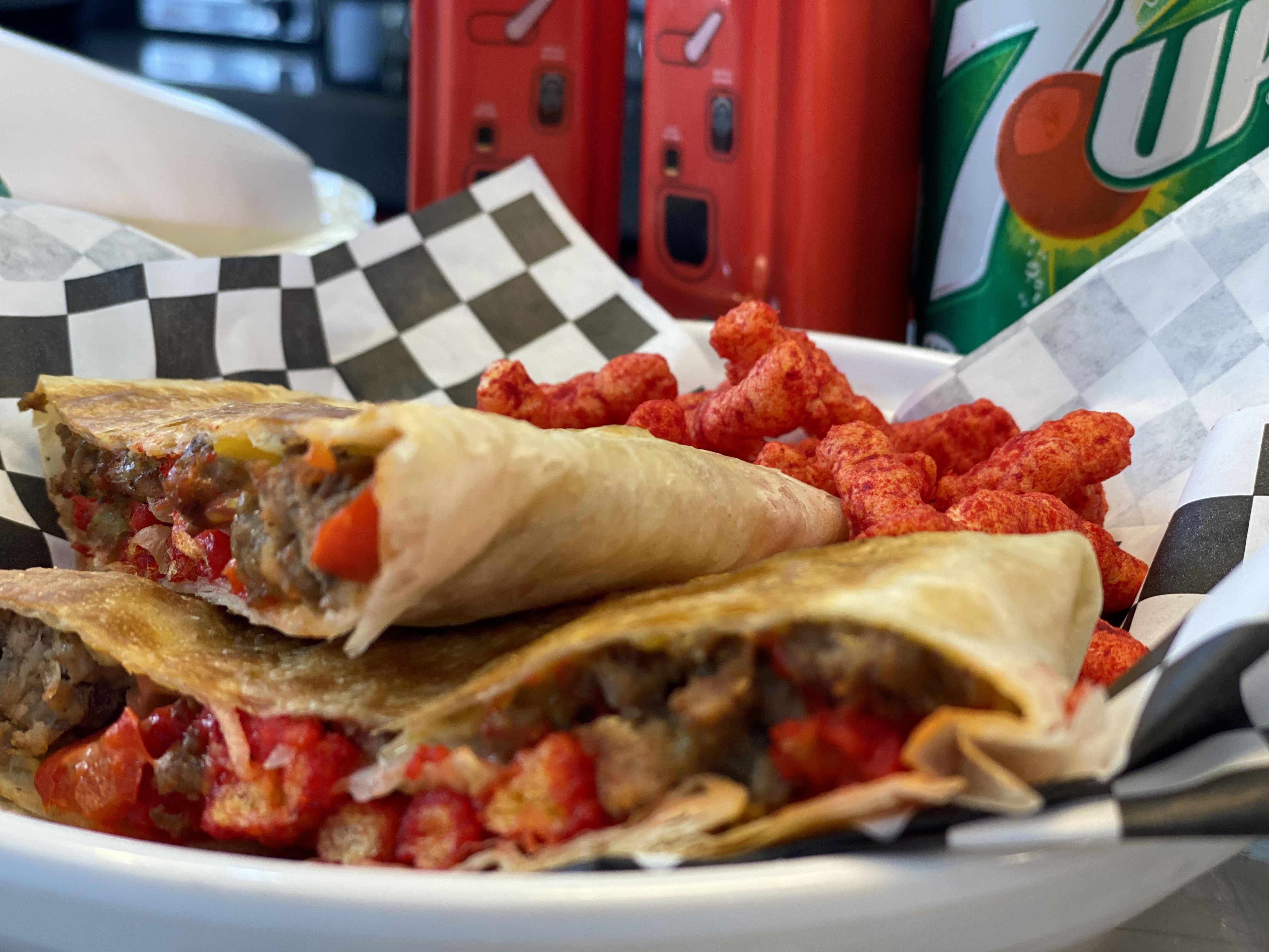 Arranged Food and Objects