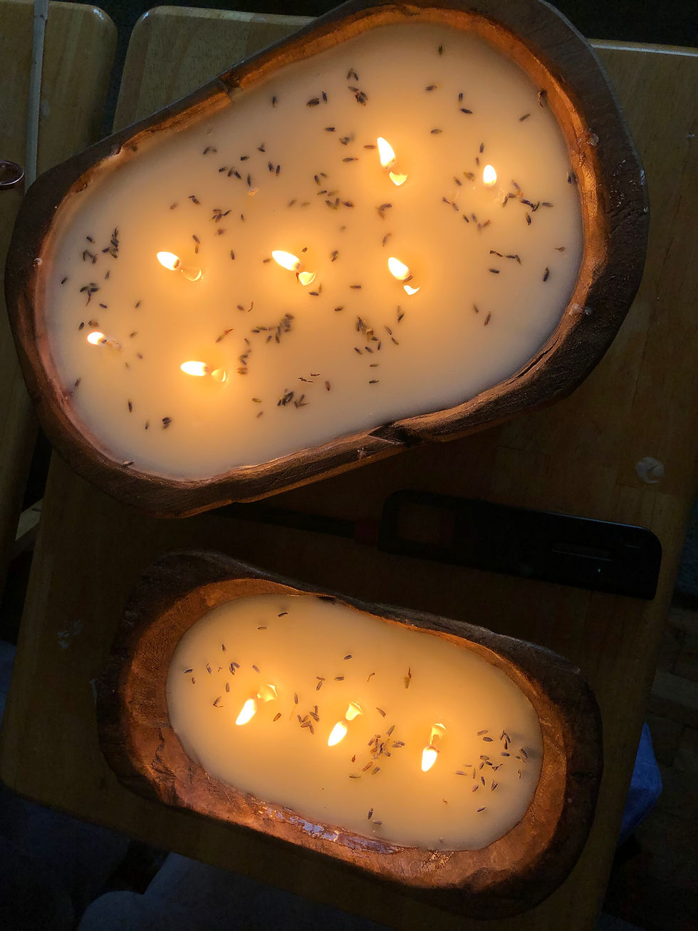 Thumbnail: MEDIUM Dough Bowl Candle (9-12 wick)