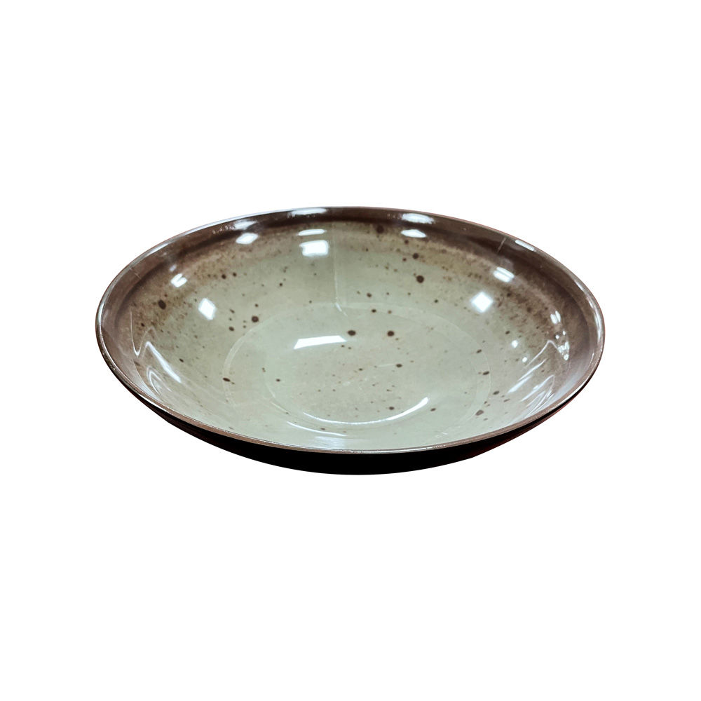 Tigela 25.4x6.7cm Melamina Redonda TERRACOTA Cinzento 1un (Pack 32un)