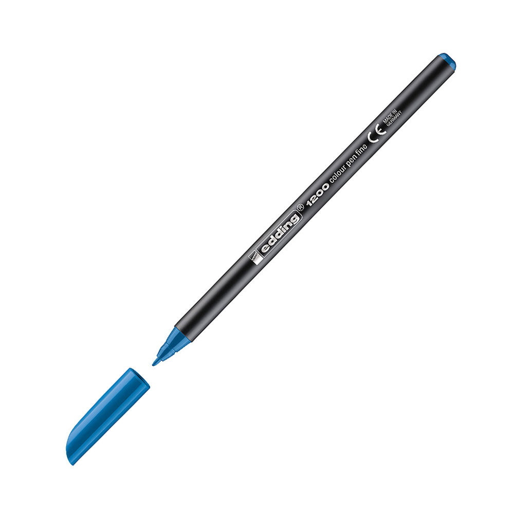 Marcador Médio Edding 1200 1mm Azul Claro 1un (Pack 2un)