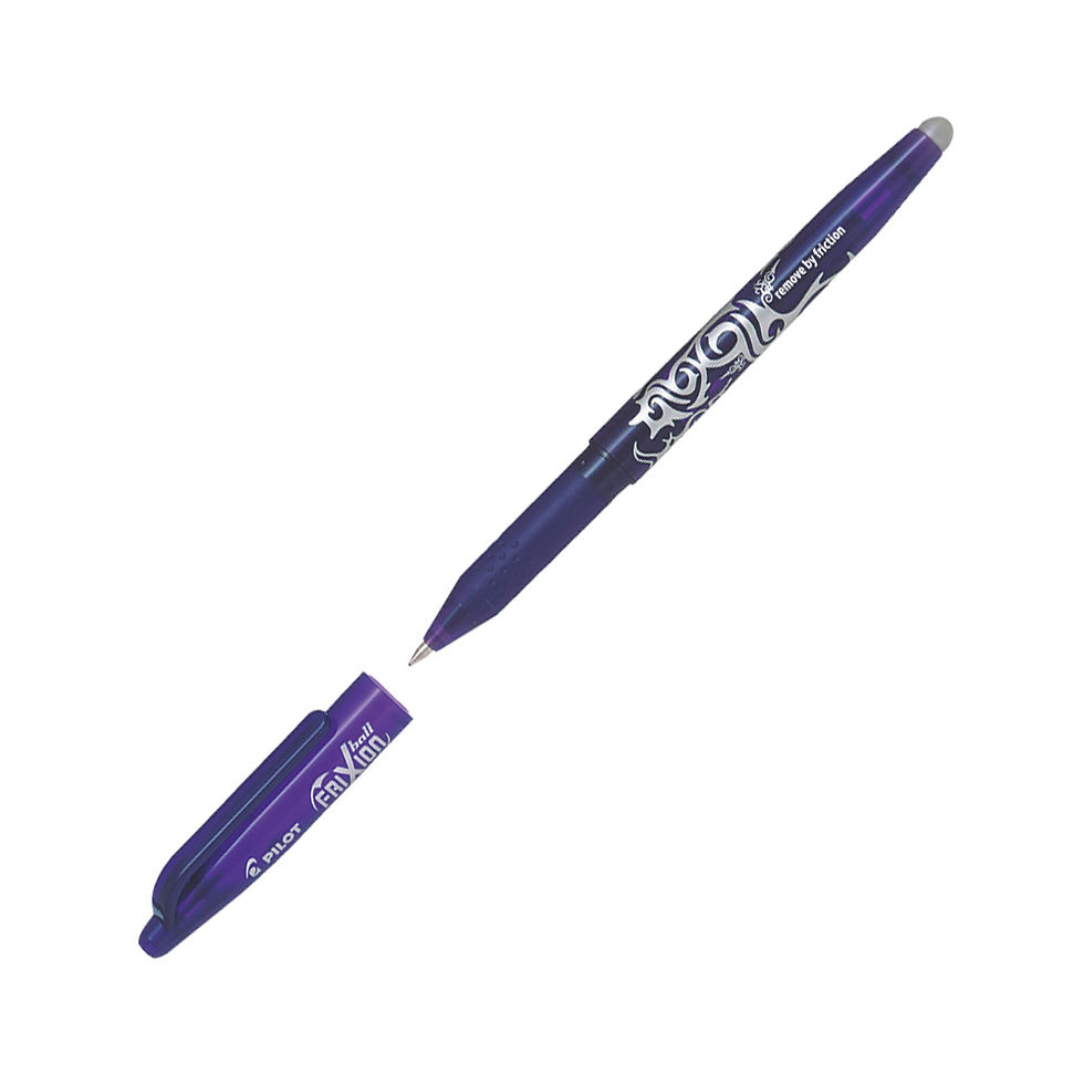 Esferográfica Gel Pilot Frixion Ball Violeta 0,7mm 1un (Pack 12un)