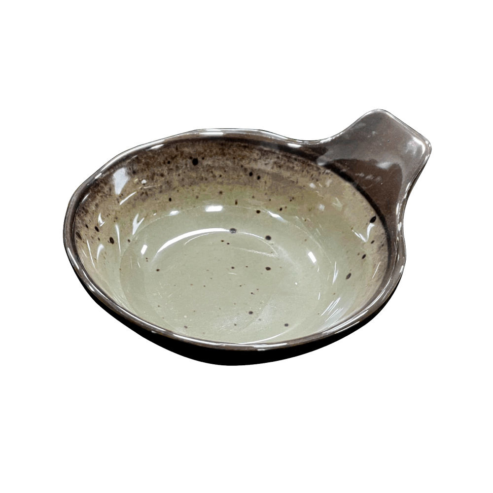 Taça 13.4x11.8x5.8cm Melamina com Asa TERRACOTA Cinzento 1un (Pack 60un)