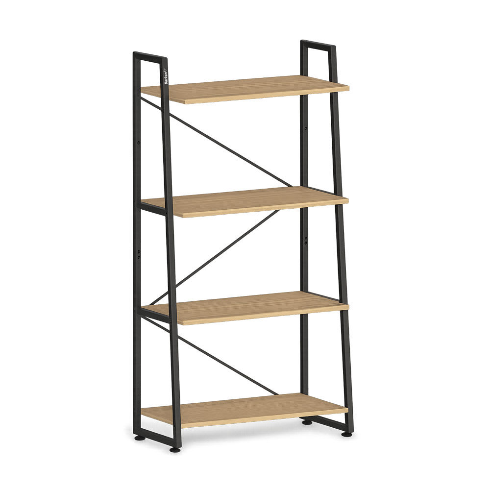 Estante 4 Prateleiras 70x30x134cm Carvalho Claro