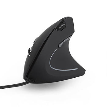 Rato com Fio Ergonómico Vertical BNH-WRV-18 Preto