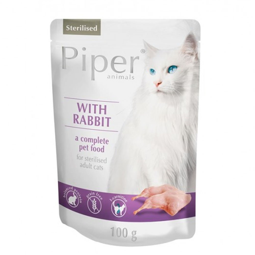 Piper Com Coelho - Gatos Esterilizados Grain Free