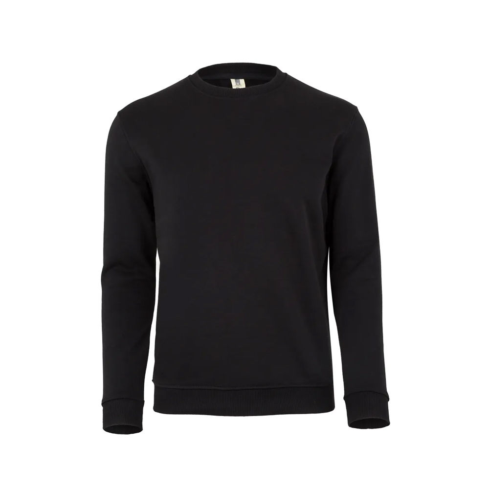 Sweatshirt Decote Redondo Preto Tamanho S