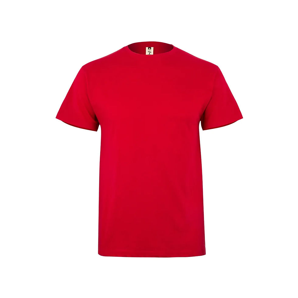 T-Shirt Adulto Algodão 155g Vermelho Tamanho L (Pack 10un)