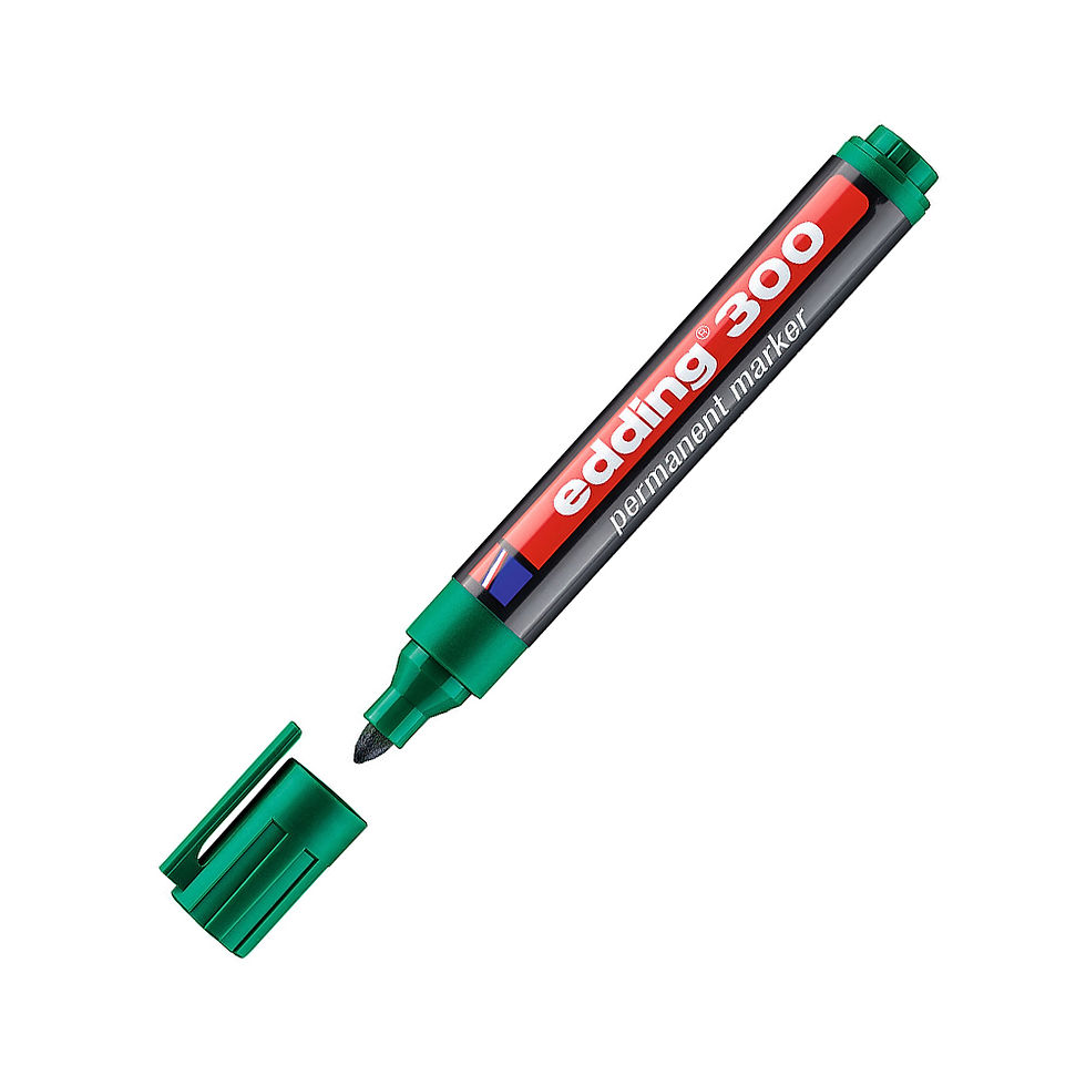 Marcador Médio Edding 300 1,5-3mm Verde 1un (Pack 2un)