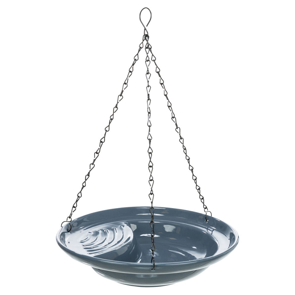 Banheira Circular Em Cerâmica  De Pendurar Para Aves
