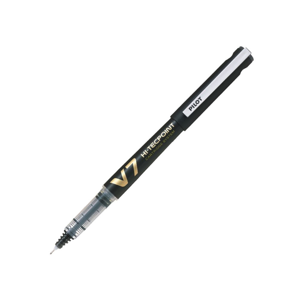 Marcador Roller Pilot V7 0,7mm Preto 1un (Pack 2un)