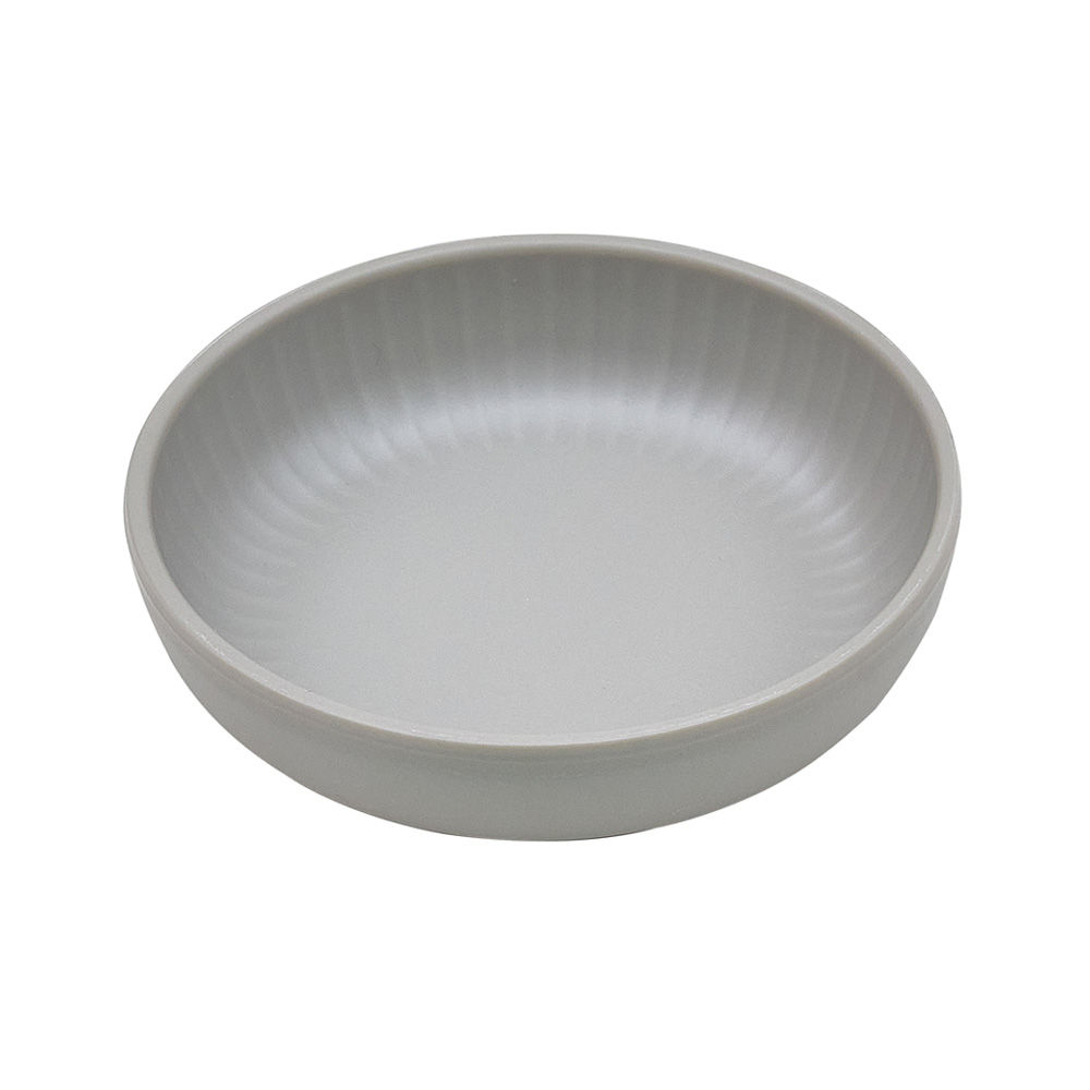 Taça 12x3cm Melamina Redonda AQUA GREY 1un (Pack 12un)