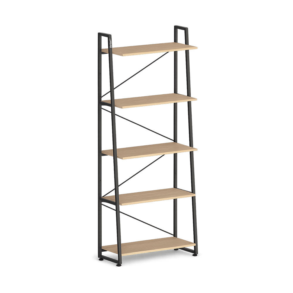 Estante 5 Prateleiras 70x30x170cm Carvalho Claro