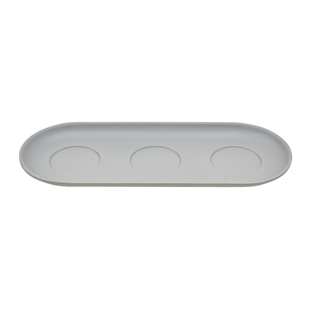 Travessa Molheiras 27x11x1.75cm Melamina AQUA GREY 1un (Pack 12un)