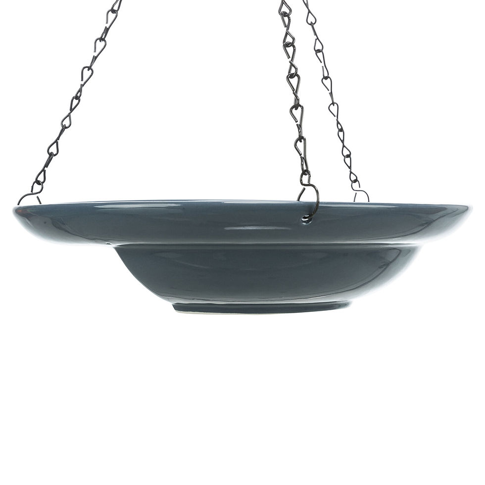 Miniatura: Banheira Circular Em Cerâmica  De Pendurar Para Aves