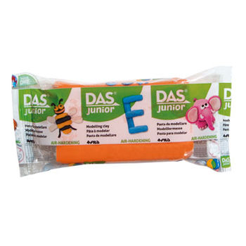 Pasta Modelar Laranja Junior DAS 100g (Pack 2un)