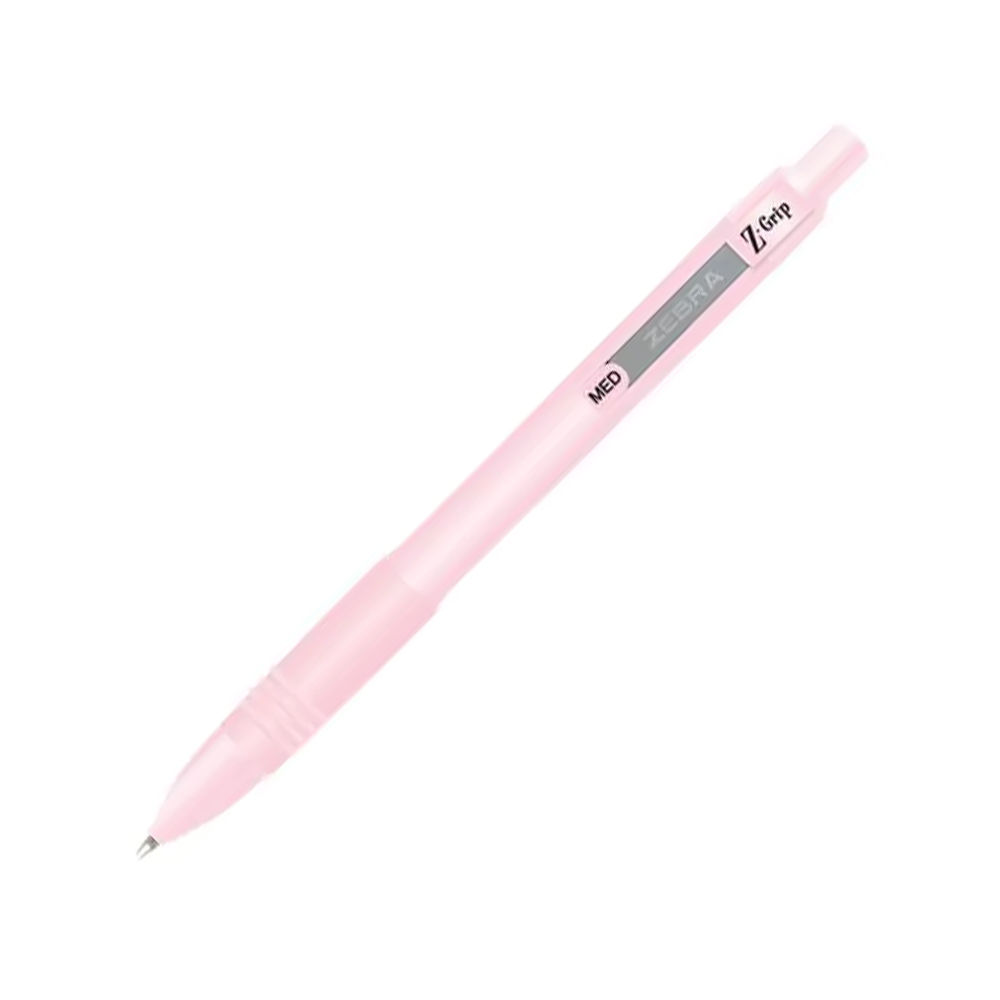 Esferográfica Z-Grip Smooth Azul 1mm Corpo Rosa Pastel 1un (Pack 2un)