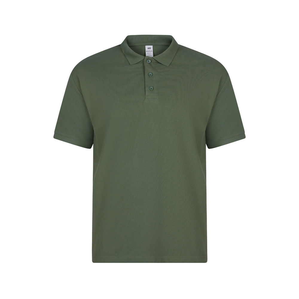 Polo Adulto Manga Curta Algodão 210g Verde Tamanho S