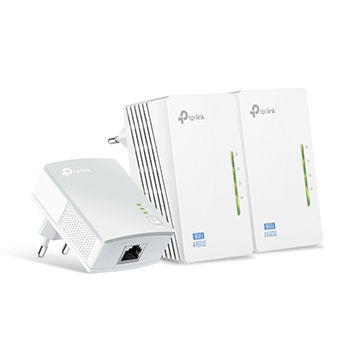 Kit PowerLine 500Mbps c/Wir n 300Mbps 3un