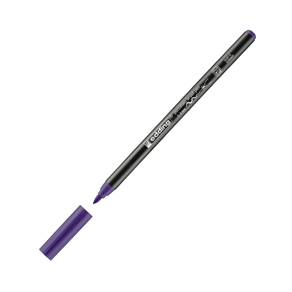 Marcador Porcelana Edding 4200 1-4mm Violeta 1un (Pack 2un)