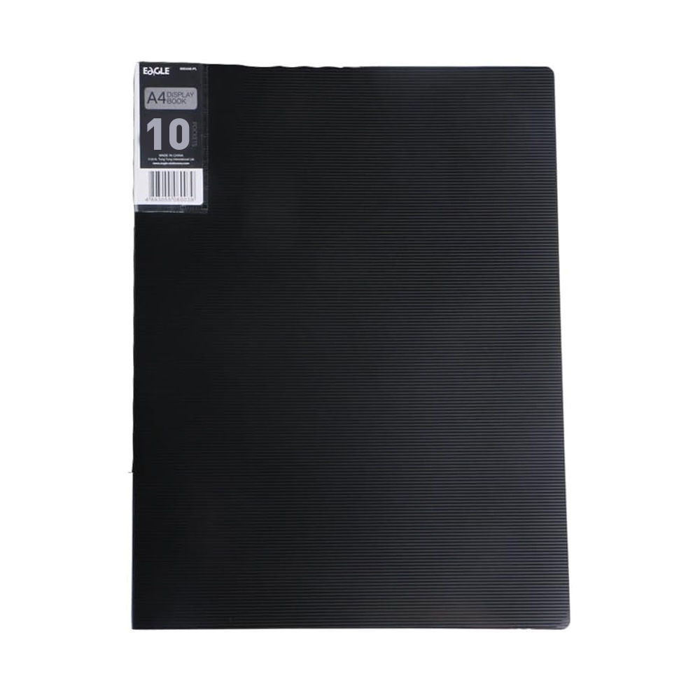 Pasta c/10 Bolsas 20 Páginas Catálogo Eagle Preto
