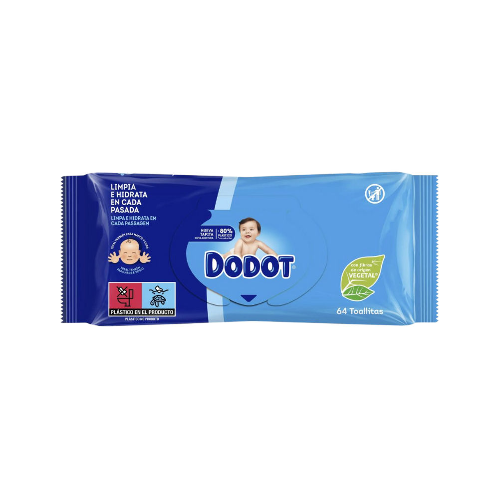 Toalhitas Dodot Dermo Active 64un (Pack 3un)