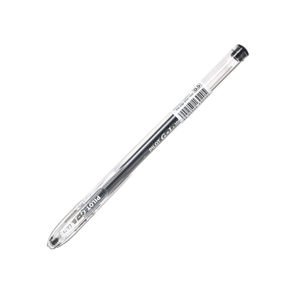 Esferográfica Gel Pilot G1 F Preto 0,5mm 1un (Pack 12un)